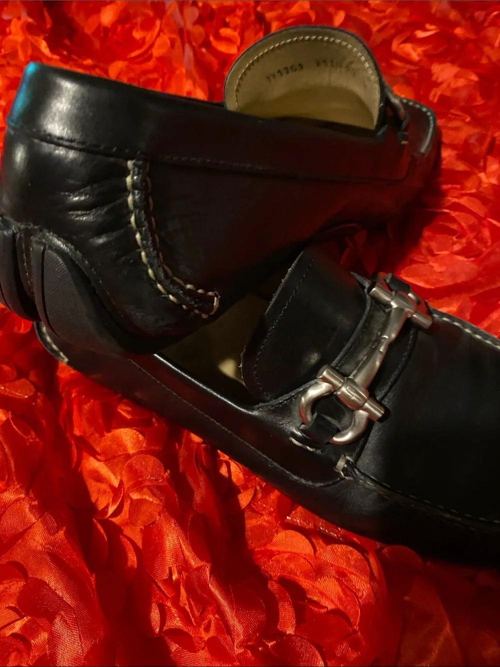 Salvatore Ferragamo Parigi Black Leather Horsebit Loafers
